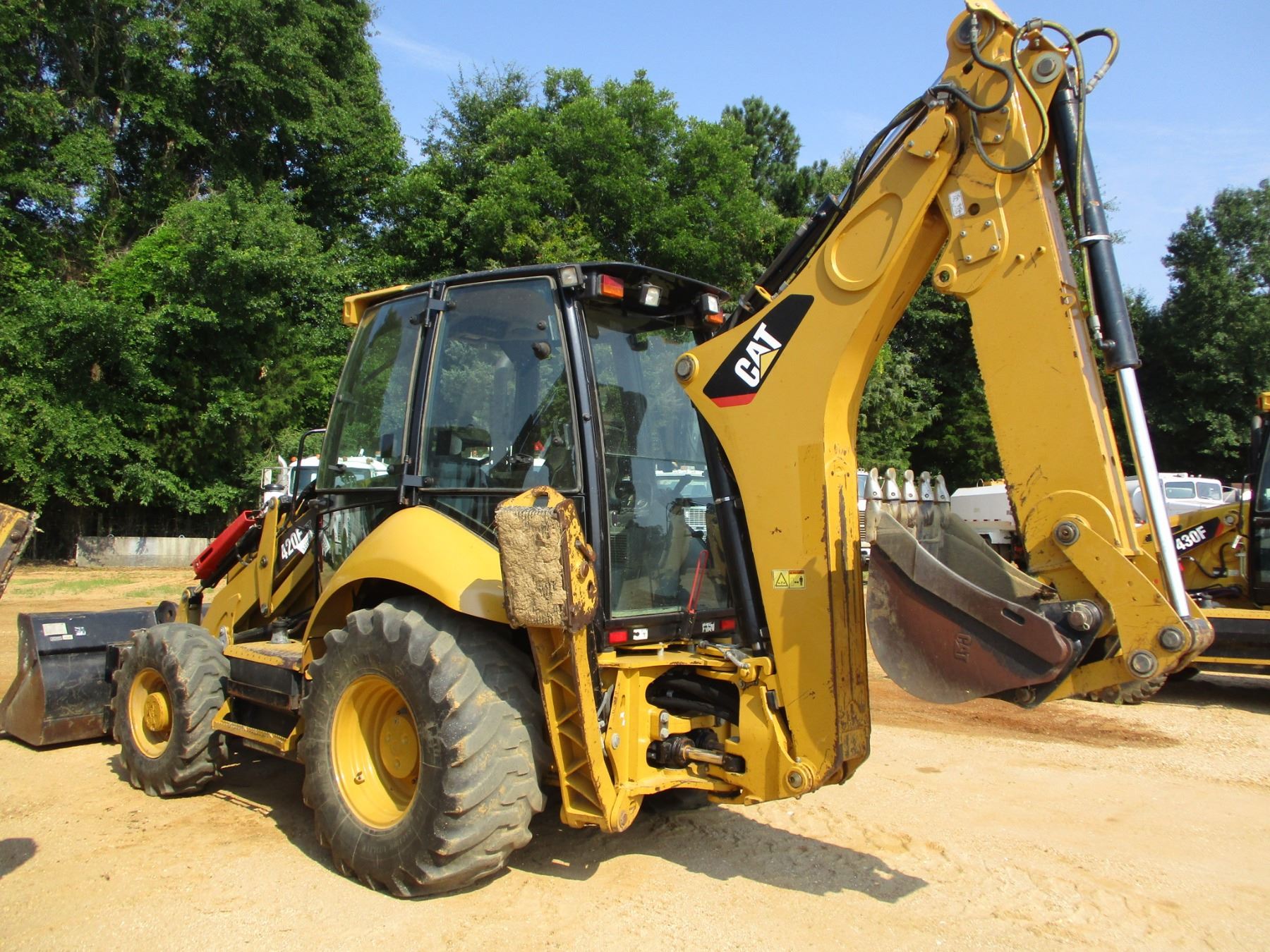 CAT 420F IT LOADER BACKHOE, VIN/SNJWJ00483 E STICK, QUICK COUPLER