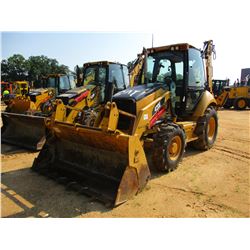 2008 CAT 420E LOADER BACKHOE, VIN/SN:HLS07224 - E-STICK, MP BUCKET, FORKS, 24" HOE BUCKET, ECAB W/AC