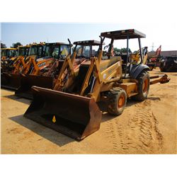 CASE 580 SUPER L LOADER BACKHOE, VIN/SN:JJG0204399 - 4X4, E-STICK, GP BUCKET, CANOPY, METER READING 