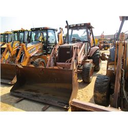 CASE 580SK TURBO LOADER BACKHOE, VIN/SN:JJG0185435 - 4X4, E-STICK, GP BUCKET, FORKS, 30" HOE BUCKET,