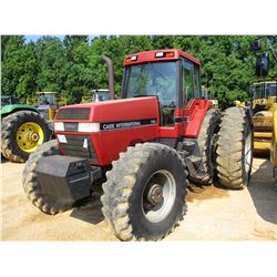 CASE INTERNATIONAL 7140 FARM TRACTOR, VIN/SN:AJB0008138 - MFWD, 3 PTH, PTO, 3 HYD REMOTES, ECAB W/AC