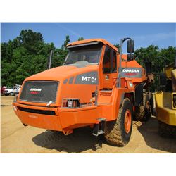 2010 DOOSAN MT31 ARTICULATED DUMP, VIN/SN:H30730076 - TAILGATE, 23.5R25 TIRES, REAR CAMERA, ECAB W/A