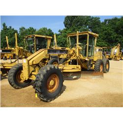 CAT 120H MOTOR GRADER, VIN/SN:4MK00092 - 14' MOLDBOARD W/TIP CONTROL, ECAB W/AC, 14.00-24 TIRES, MET
