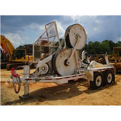 1993 L.A. WOODS TRBWPT1254SL BULLWHEEL TENSINOER TRAILER, VIN/SN:1L9CF2128P1109005 - 12K CAPACITY, C