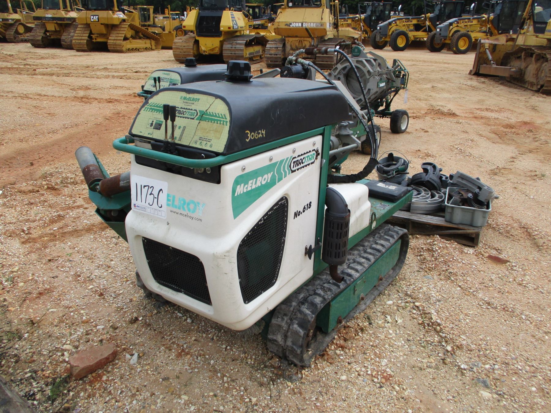 MCELROY TRAC STAR 618 FUSION MACHINE, VIN/SN:C18372 - DIESEL ENGINE ...