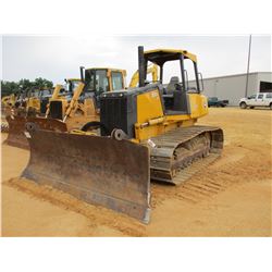 2008 JOHN DEERE 700J CRAWLER TRACTOR, VIN/SN:161777 - 6 WAY BLADE, CANOPY, METER READING 5,499 HOURS