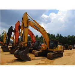 2014 KOMATSU PC350LC-10 HYDRAULIC EXCAVATOR, VIN/SN:A10386 - 10' 6" STICK, 54" BUCKET, ECAB W/AC, ME
