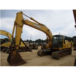 2005 JOHN DEERE 200C LC HYDRAULIC EXCAVATOR, VIN/SN:505817 - 9' 6" STICK, 48" BUCKET, THUMB, ECAB W/