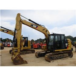 2016 CAT 313FL HYDRAULIC EXCAVATOR, VIN/SN:DJE00138 - 10' STICK, 48" BUCKET, THUMB, REAR CAMERA, ECA