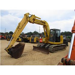 KOMATSU PC128UU-2 HYDRAULIC EXCAVATOR, VIN/SN:5155 - 9' STICK, 36" BUCKET, BLADE, OFFSET BOOM, RUBBE
