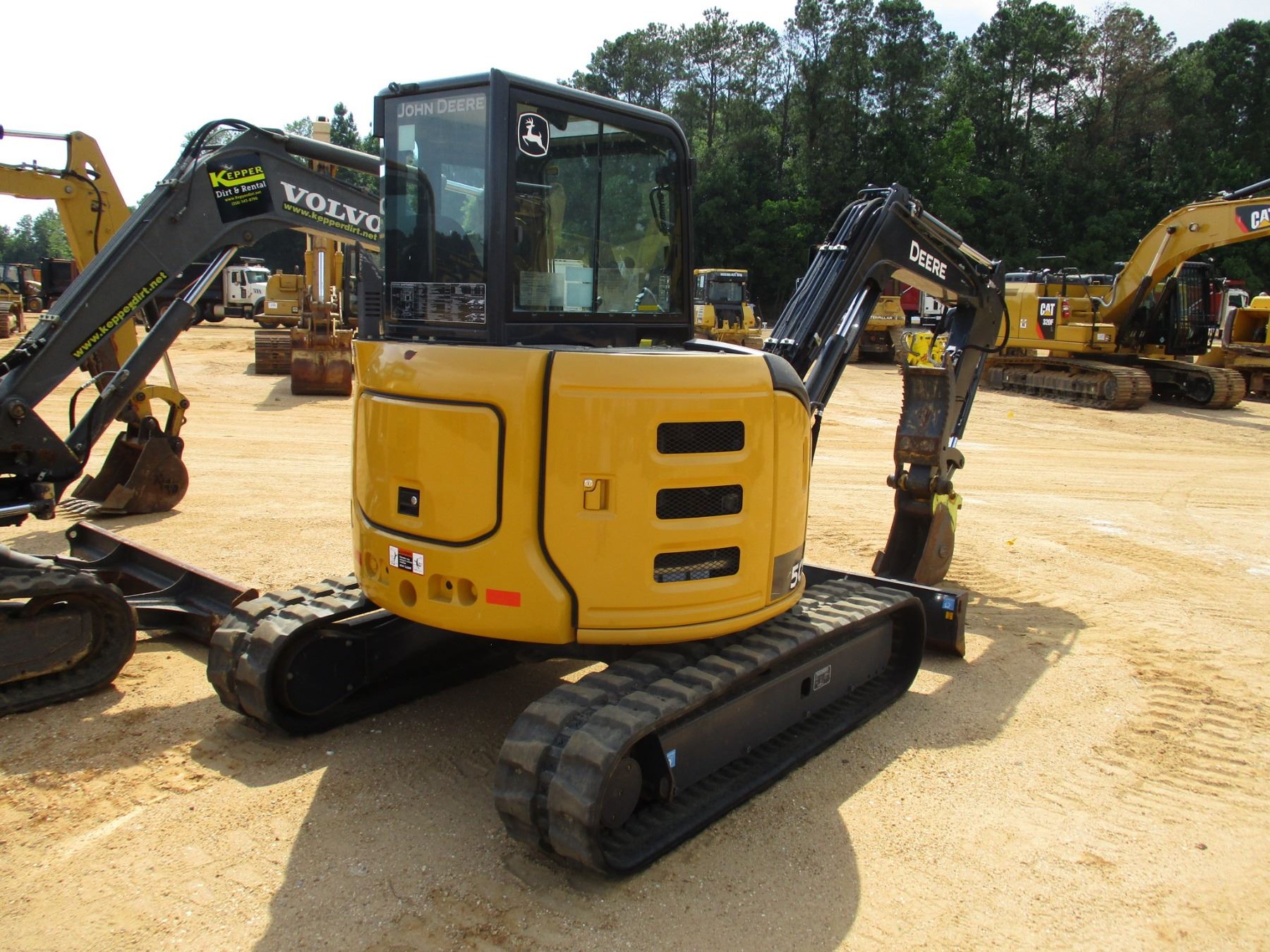 2016 JOHN DEERE 50G MINI EXCAVATOR, VIN/SN283853 4' 6" STICK, 12