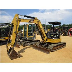 2011 CAT 305.5D CR MINI EXCAVATOR, VIN/SN:FLZ00299 - 6' STICK, 24" BUCKET, HYD THUMB, BLADE, RUBBER 