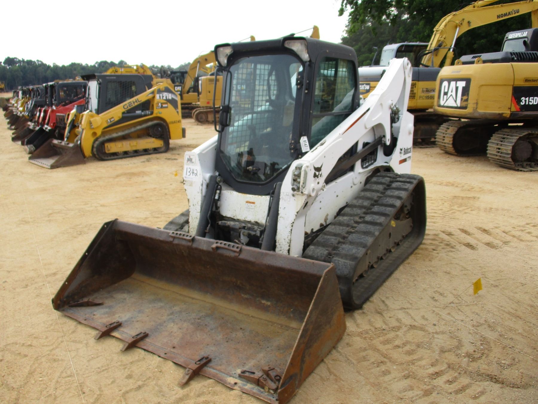 2014 BOBCAT T770 SKID STEER LOADER, VIN/SNAN8T13034 CRAWLER, GP