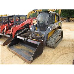 2015 JOHN DEERE 329E SKID STEER LOADER, VIN/SN:279207 - CRAWLER, GP BUCKET, FORKS, ECAB W/AC, METER 