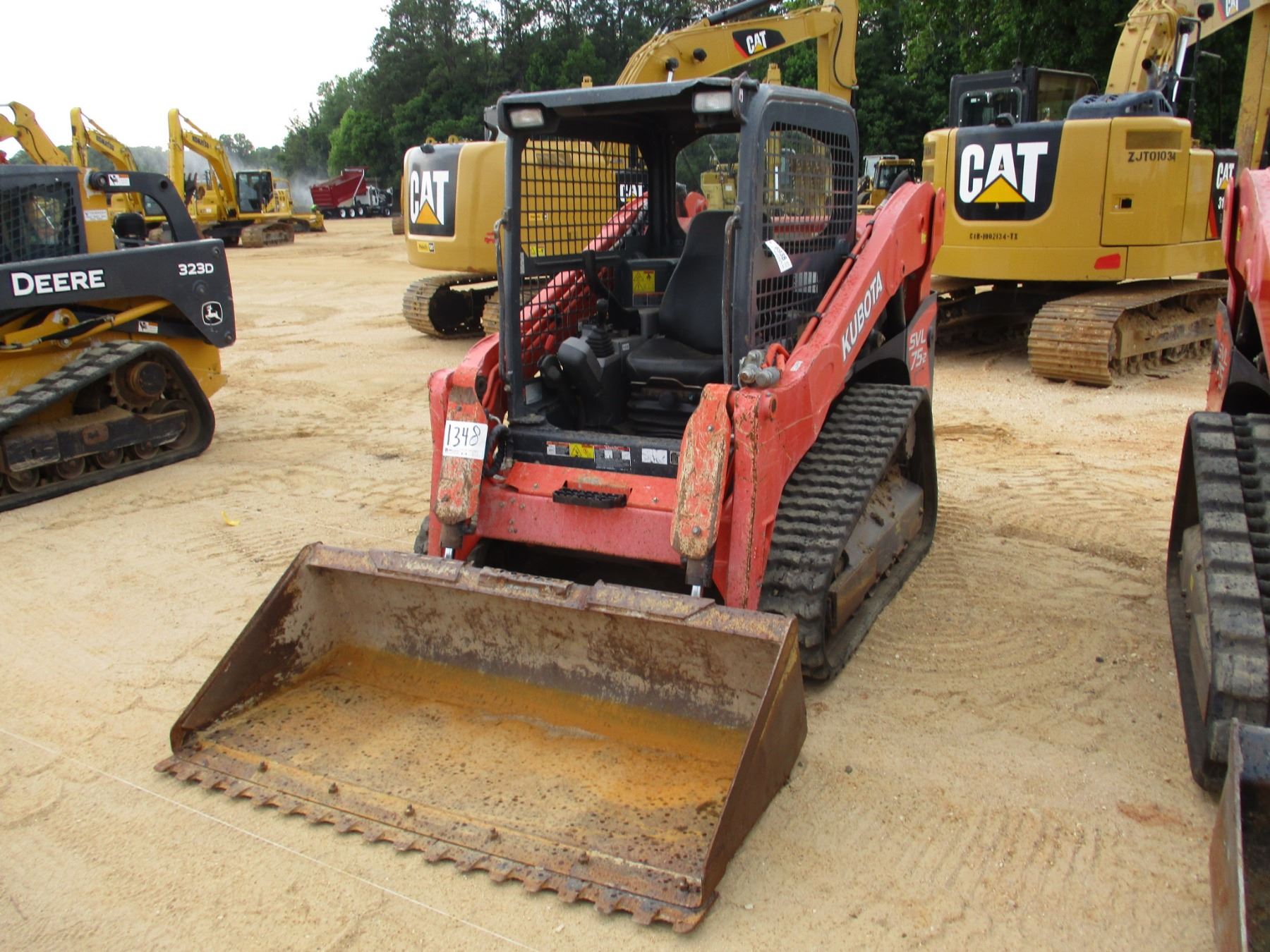 2014 KUBOTA SVL752 SKID STEER LOADER, VIN/SN20815 CRAWLER, HIGH