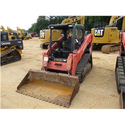 2014 KUBOTA SVL75-2 SKID STEER LOADER, VIN/SN:20815 - CRAWLER, HIGH FLOW, GP BUCKET, CANOPY, METER R