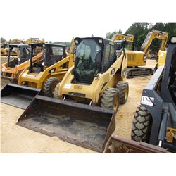 2007 CAT 256C SKID STEER LOADER, VIN/SN:DWS00386 - WHEELED, GP BUCKET, ECAB W/AC, METER READING 1,24