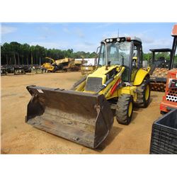 NEW HOLLAND B9S LOADER BACKHOE, - 4X4, MULTI PURPOSE BUCKET, 24" HOE BUCKET, ECAB, (CITY OWNED) (DOE