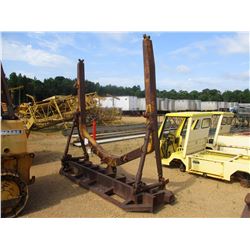 C FRAME WITH 11' ROOT RAKE, FITS CRAWLER TRACTOR