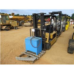 CAT EP20KT FORKLIFT, VIN/SN:ETB5B50007 - ELECTRIC, 825# CAPACITY, DOUBLE STAGE MAST, CANOPY, CHARGER