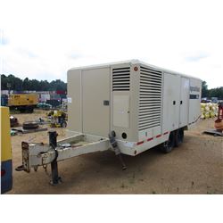 INGERSOLL-RAND 1300 AIR COMPRESSOR, - CUMMINS DIESEL ENGINE