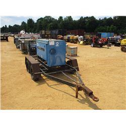 MILLER BIG BLUE 400D WELDER/GENERATOR, - MOUNTED ON T/A TRAILER