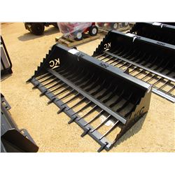 BUCKET 78" SKELETON W/TEETH FITS SKID STEER LOADER