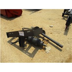 HYD AUGER W/12" BIT, FITS SKID STEER LOADER