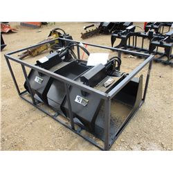 GRAPPLE BUCKET, - 72", FIT SKID STEER LOADER