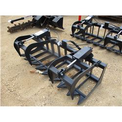 (UNUSED) 6' BRUSH GRAPPLE W/TOP CLAMPS