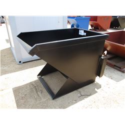 1.5 CU YD TRASH HOPPER, FITS SKID STEER LOADER
