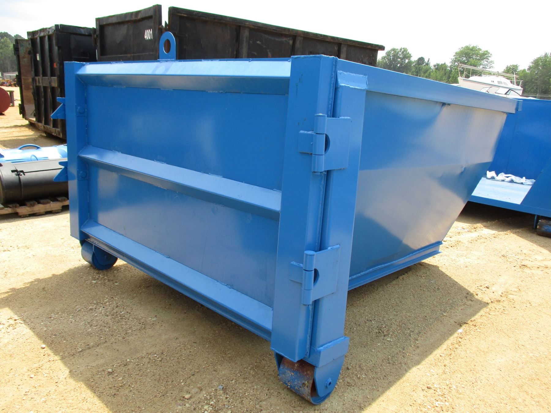 7 YD FORKLIFT / TELEHANDLER JOBSITE DEBRIS BOX (IDEAL FOR COMMERCIAL ...