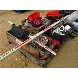 MISC GRINDING DISC, PVP PIPE FITTINGS, ELEC PARTS