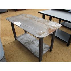 HEAVY DUTY 30X57 WELDING SHOP TABLE W/SHELF