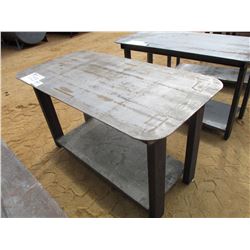 HEAVY DUTY 30X57 WELDING SHOP TABLE W/SHELF