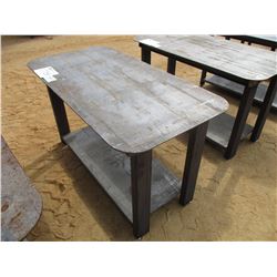 HEAVY DUTY 30X57 WELDING SHOP TABLE W/SHELF