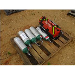 (9) SMALL OXYGEN BOTTLES