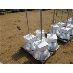 (4) SPORTLITE WAREHOUSE OVERHEAD LIGHTS