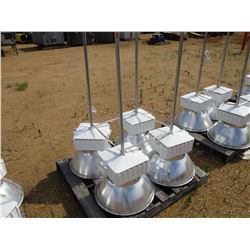 (4) SPORTLITE WAREHOUSE OVERHEAD LIGHTS