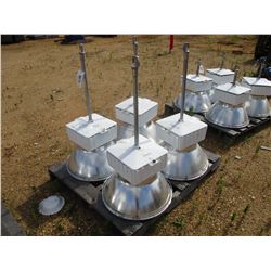 (4) SPORTLITE WAREHOUSE OVERHEAD LIGHTS