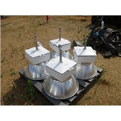 (4) SPORTLITE WAREHOUSE OVERHEAD LIGHTS