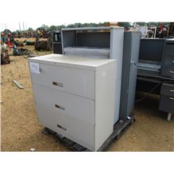 (3) METAL FILE CABINETS