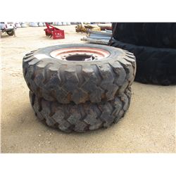 (2) 14.00-24 TIRES AND RIMS