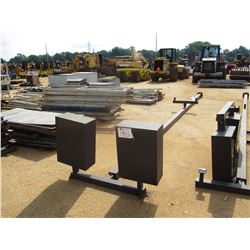 28' METAL POLE W/ (2) SECURITY LIGHTS