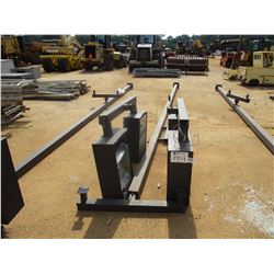 29' METAL POLE W/ (4) SECURITY LIGHTS