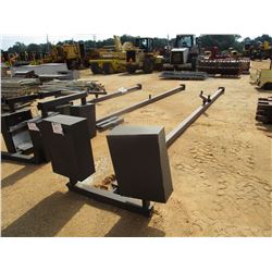 29' METAL POLE W/ (2) SECURITY LIGHTS