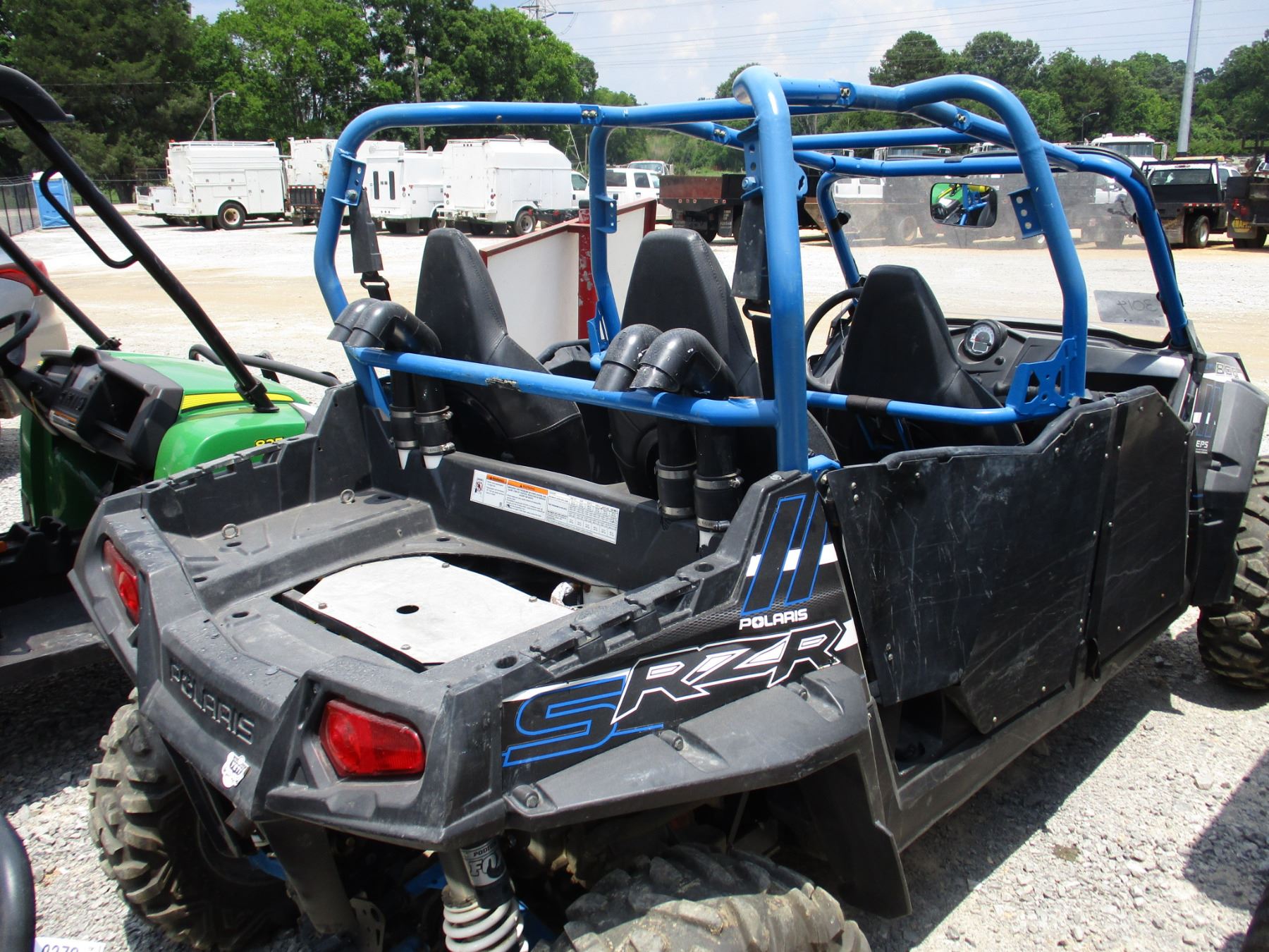 POLARIS RZR4 RAZOR EFI - GAS ENGINE, WINDHSIELD, METER READING 205 ...