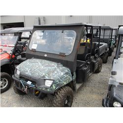 2009 POLARIS RANGER 700 VIN/SN:4XAWH68A892718228 - CREW CAB, GAS ENGINE, DUMP BED, WINDSHIELD, CANOP