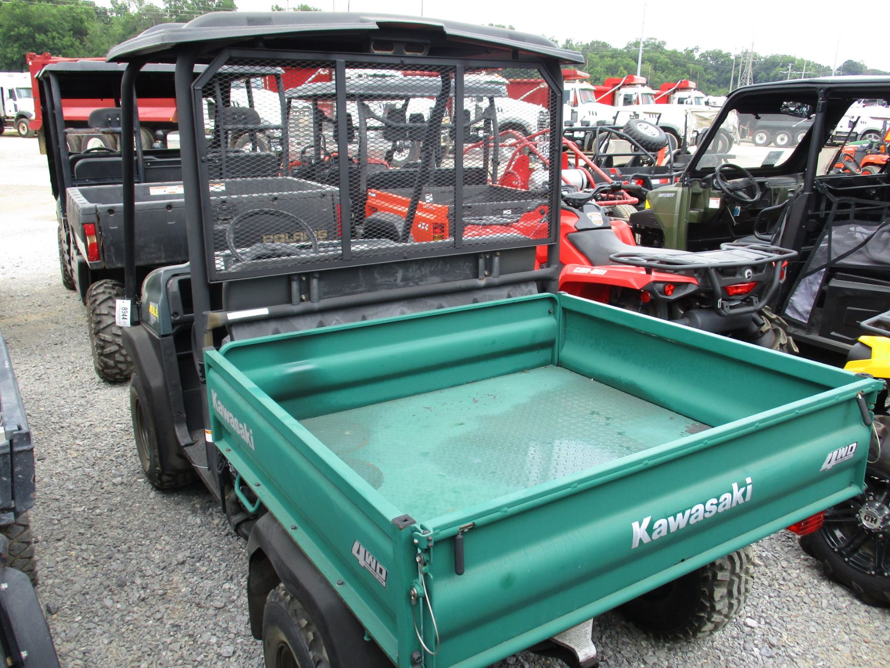 2007 KAWASAKI 3010 MULE UTV, 4X4, WINCH, DUMP BED, CANOPY (WINCH
