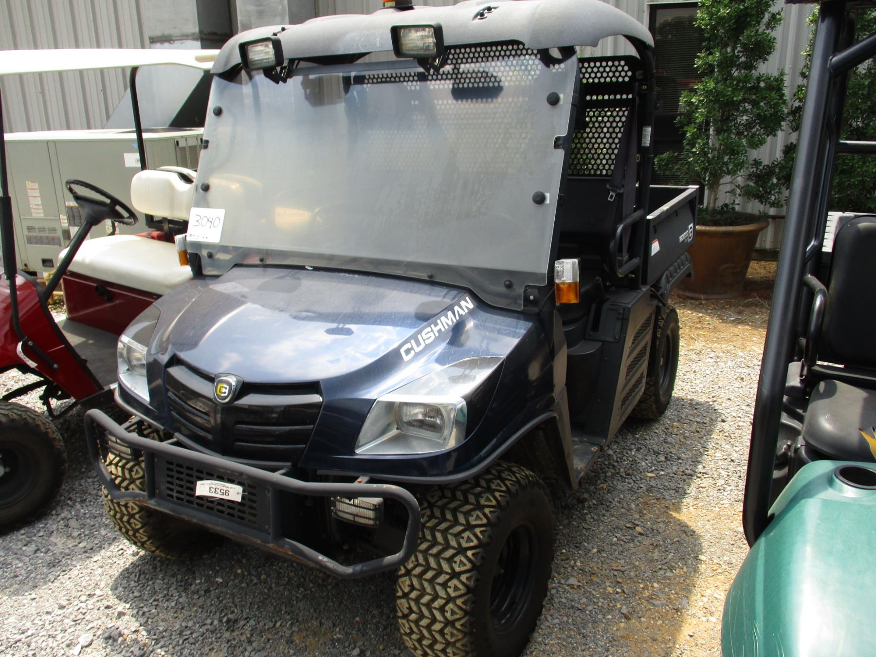 2015 CUSHMAN 1600XD UTV, VIN/SNPZ9500086 4X4, DUMP BED, WINDSHIELD